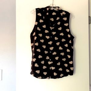 Equipment 100% silk Milla Sleeveless Button Down Blouse
